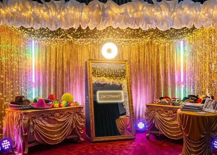 Luksusowa altana świetlna z fotolustrem pakiet platinum cennik.