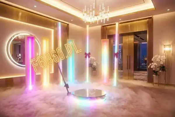 Fotobudka 360 Łódź z ciężkim dymem – Pakiet Silver na wesele i event.