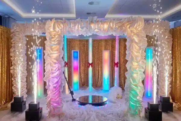 obrotowa platforma fotobudki 360 w Łodzi